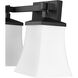 Sonorra 2 Light 15 inch Matte Black Vanity Light Wall Light
